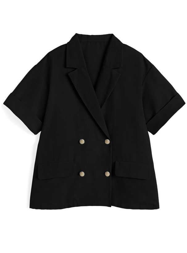 リネンタッチテーラードジャケット