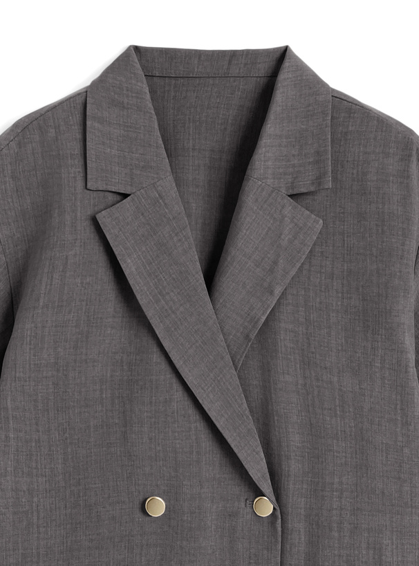 リネンタッチテーラードジャケット