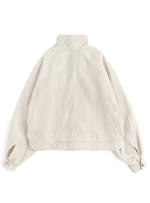 スタンドカラービッグポケットナイロンブルゾン
