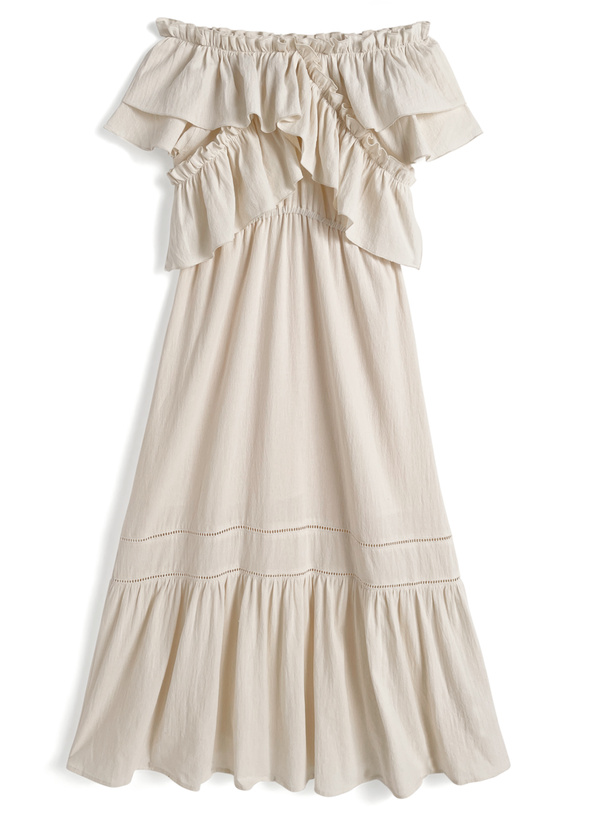 2Wayクロスフリルワンピース