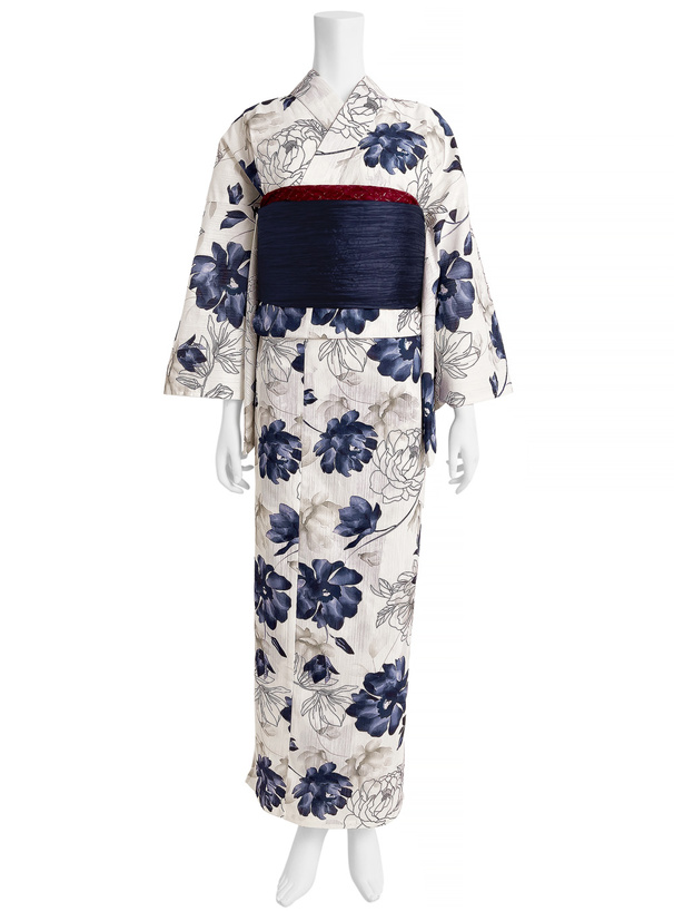 牡丹柄浴衣セット