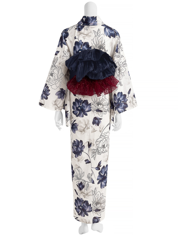 牡丹柄浴衣セット