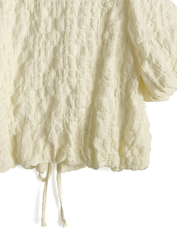 バックオープンリボンバルーントップス