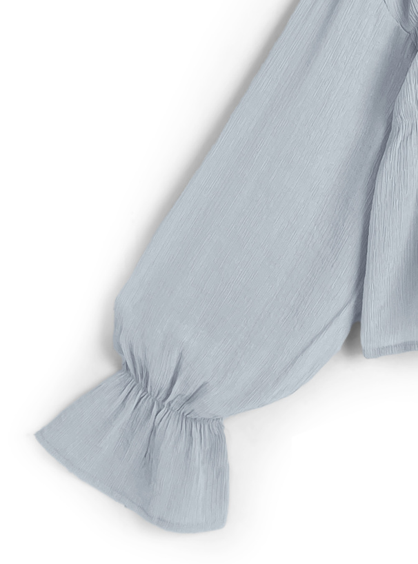 リボンギャザーカーディガン