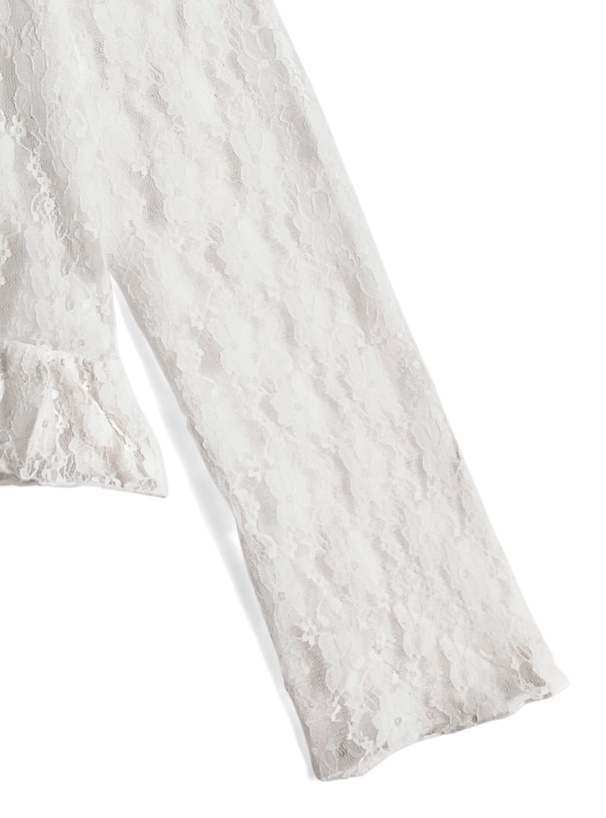 レースフリルボレロ