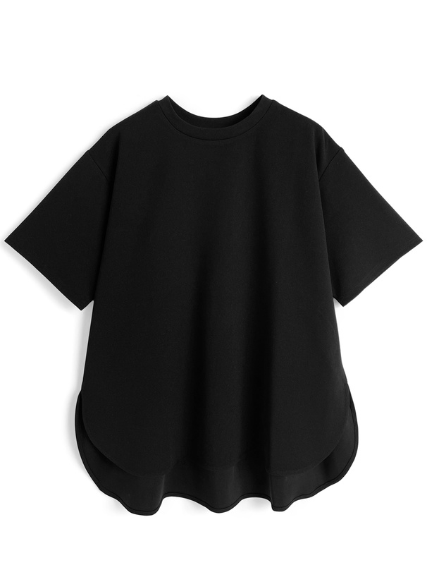 ラウンドヘムトップス