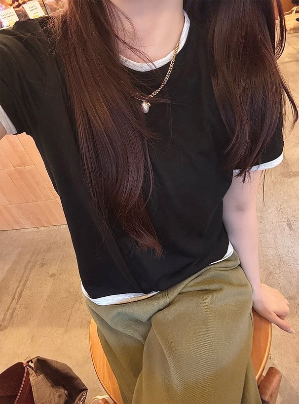 レイヤード風Tシャツ