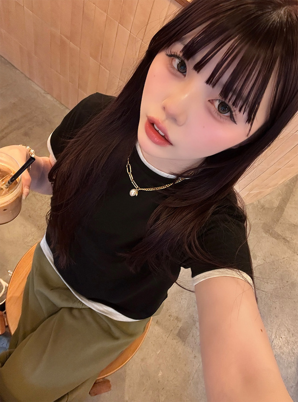 レイヤード風Tシャツ