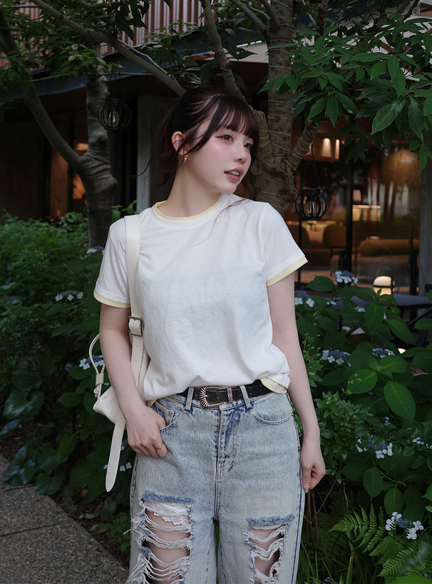 レイヤード風Tシャツ