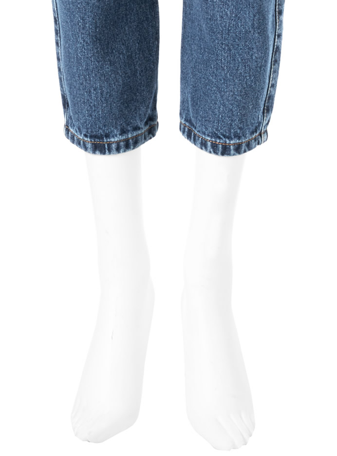 ハイウエストマムデニムパンツ