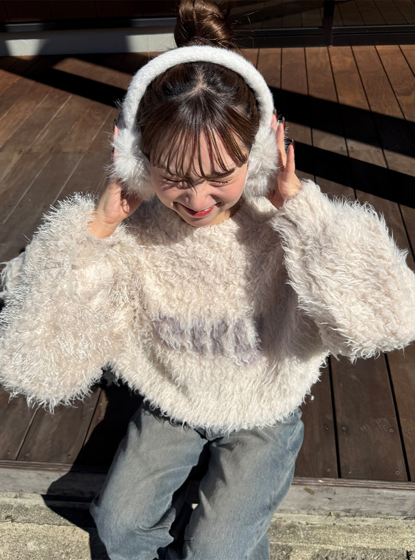 ロゴブークレニットトップス[fs38] | レディースファッション通販の