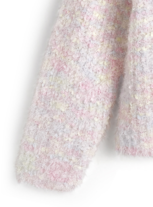 ミックスヤーンニットトップス