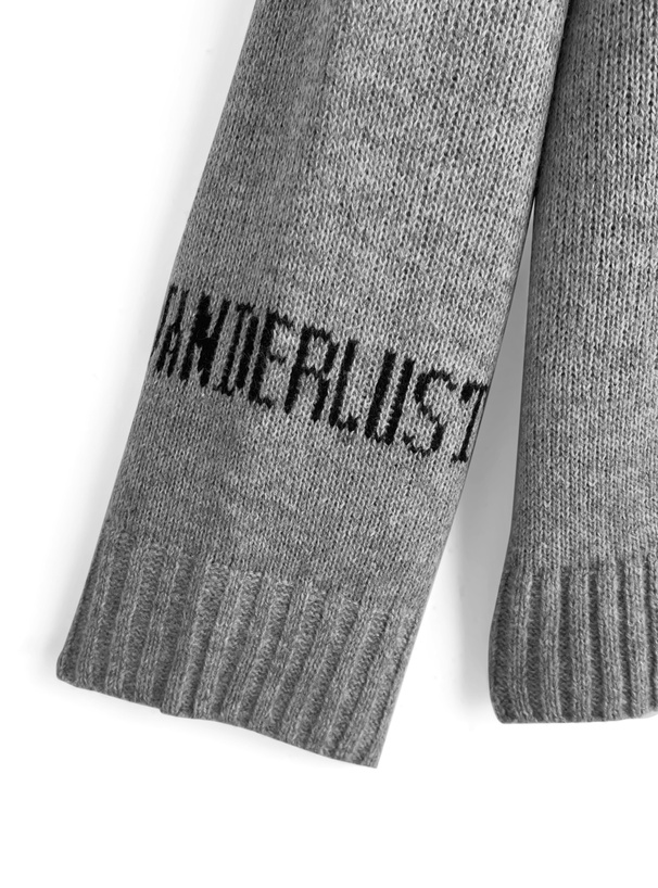 フラワーロゴニットトップス