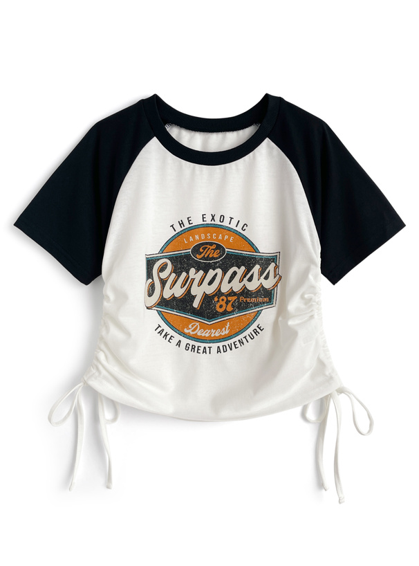 ヴィンテージロゴドロストTシャツ