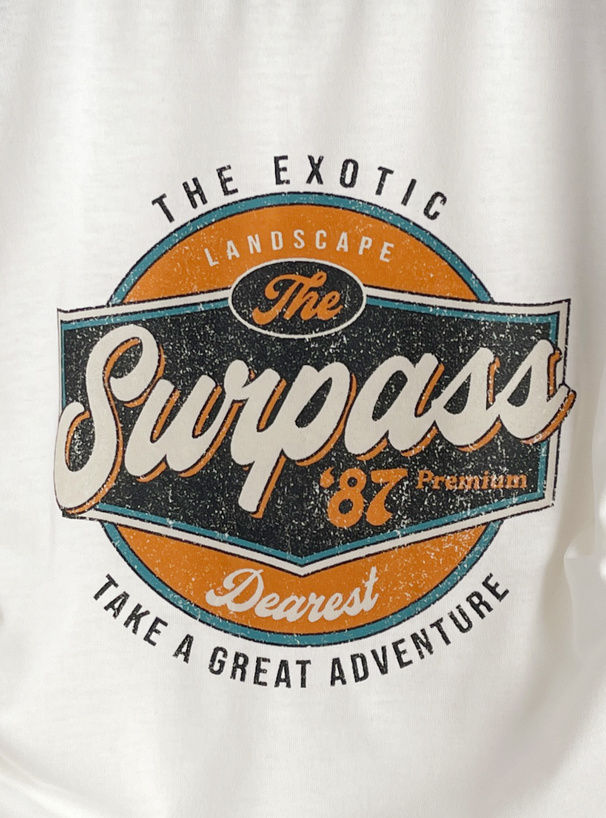 ヴィンテージロゴドロストTシャツ