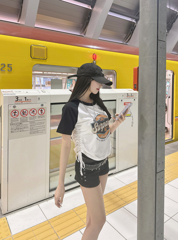 ヴィンテージロゴドロストTシャツ