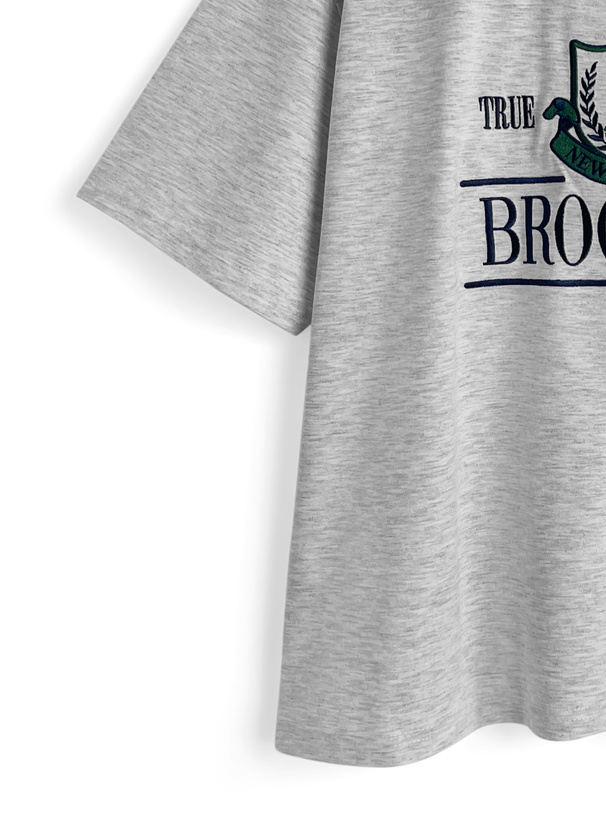 エンブレムロゴ刺繍ポロTシャツ