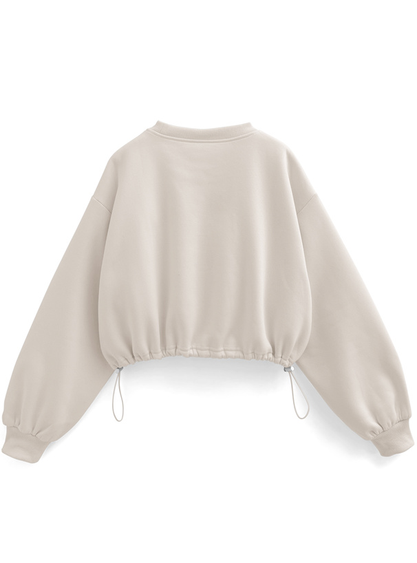 エンジェルプリントドロストスウェットトップス