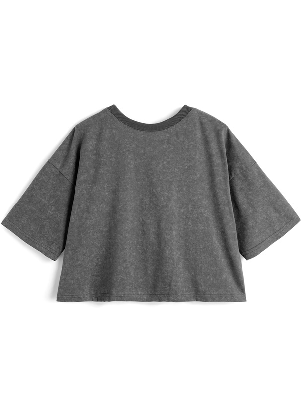 ピグメントロゴプリントTシャツ