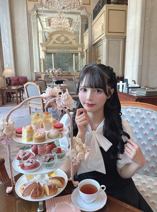 リボンタイシャツドッキングミニワンピース