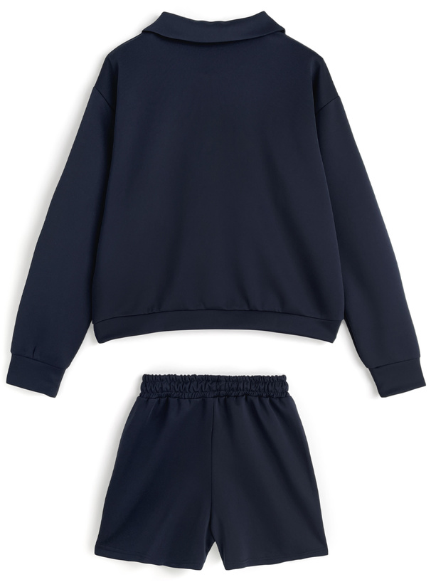 ポロトップス×ショートパンツセットアップ[fu287] | レディース