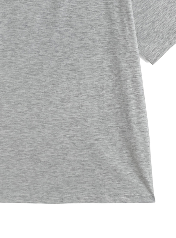 ラビット刺繍オーバーTシャツ