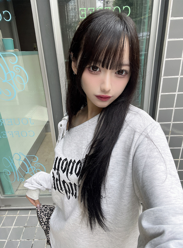 ワンショルダーロゴプリントスウェットトップス[fu295] | レディース