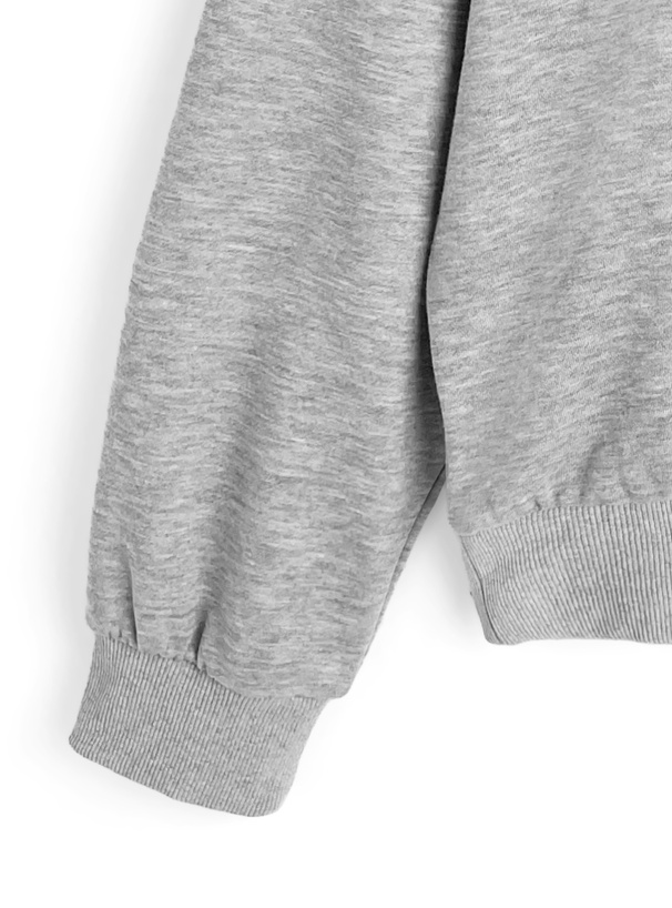 ホルターネックロゴプリントオフショルダースウェットトップス