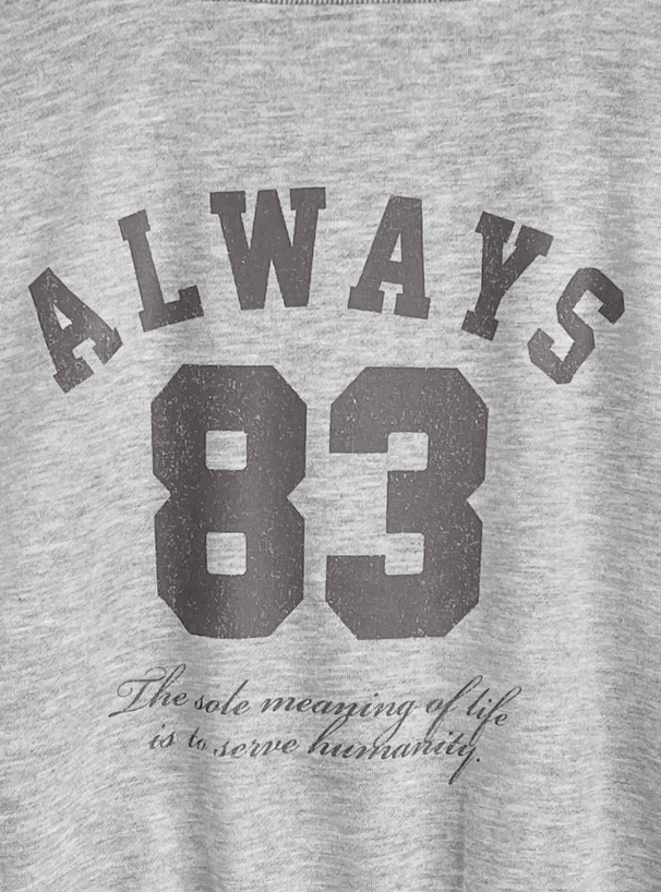 ホルターネックロゴプリントオフショルダースウェットトップス