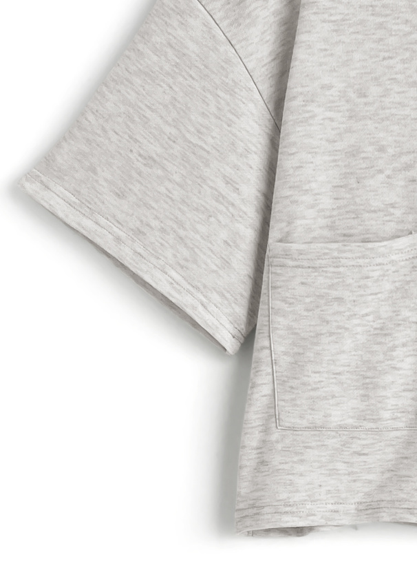 ダブルポケットポロトップス×ショートパンツスウェットセットアップ