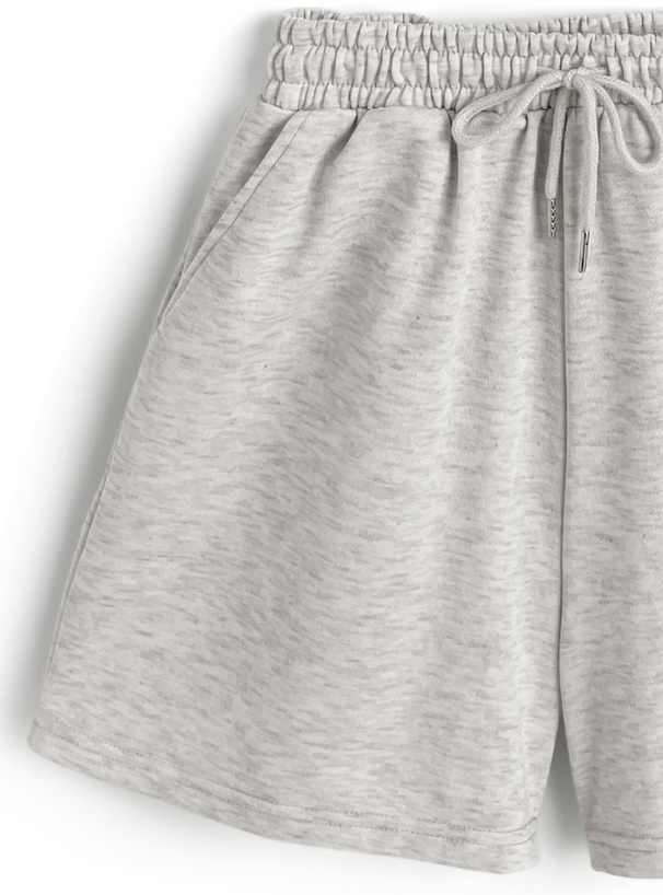 ダブルポケットポロトップス×ショートパンツスウェットセットアップ