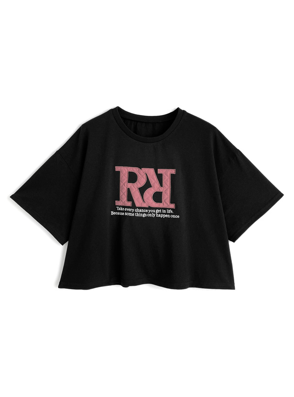 キルティングロゴTシャツ