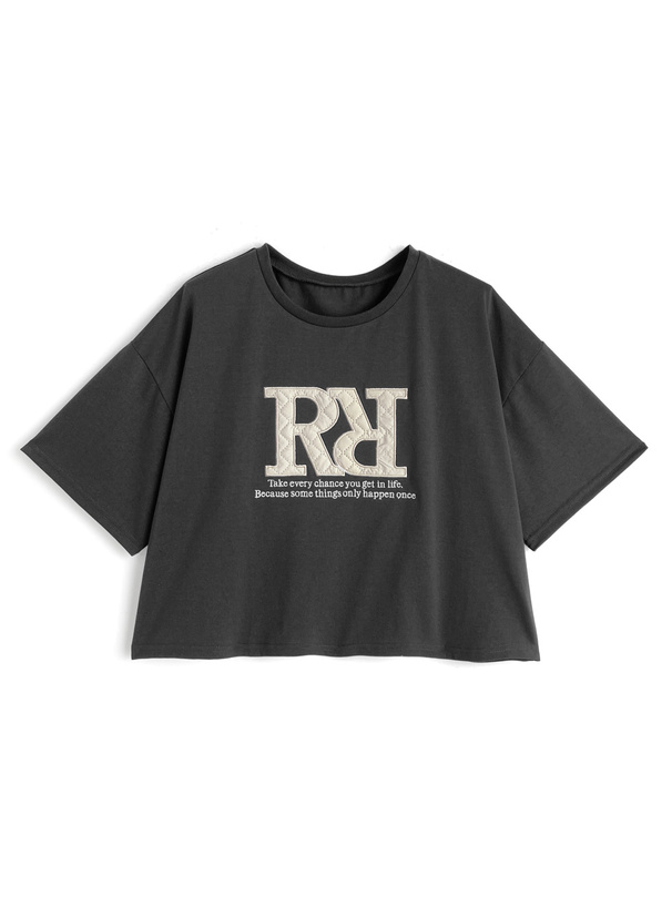 キルティングロゴTシャツ