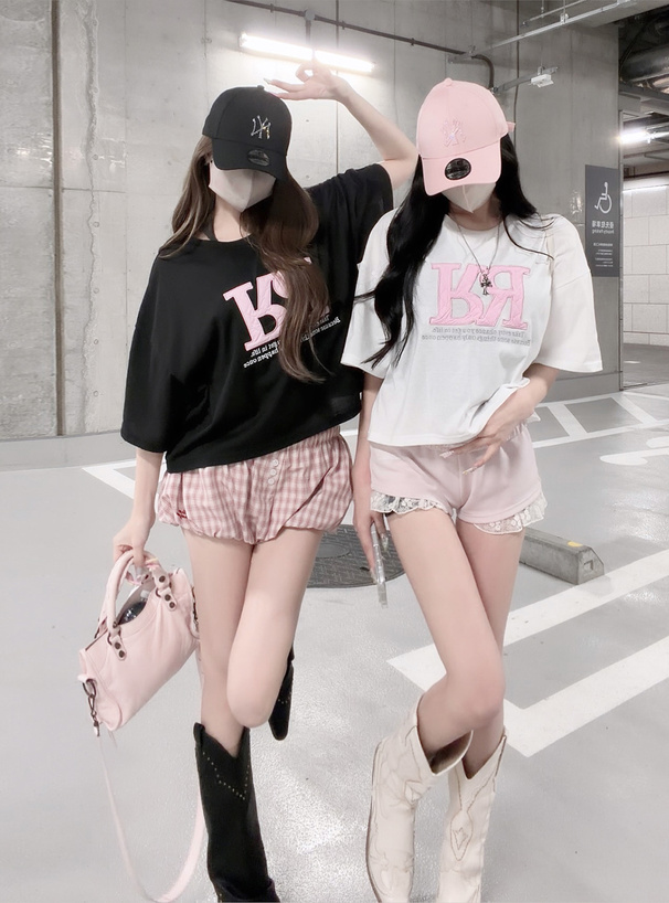 キルティングロゴTシャツ