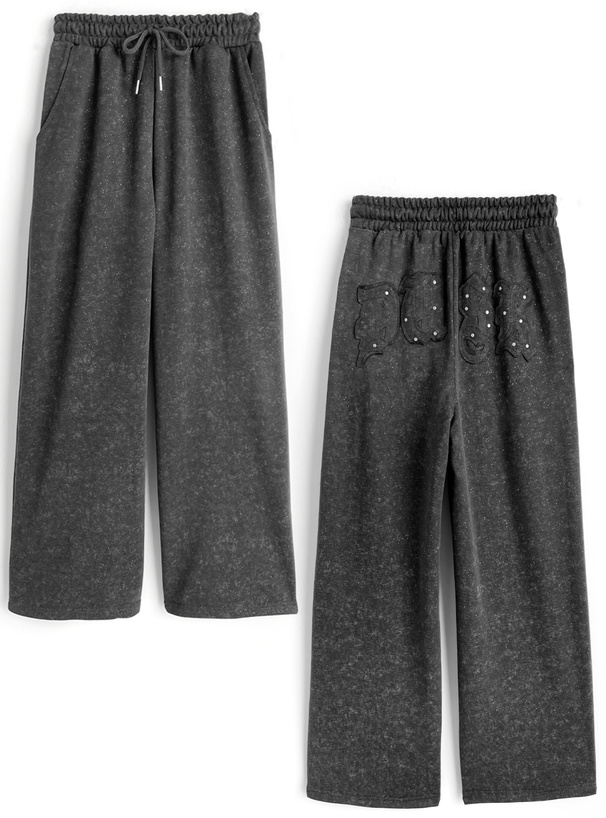 ピグメントバックロゴスウェットパンツ