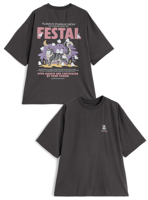 ロゴプリントTシャツ
