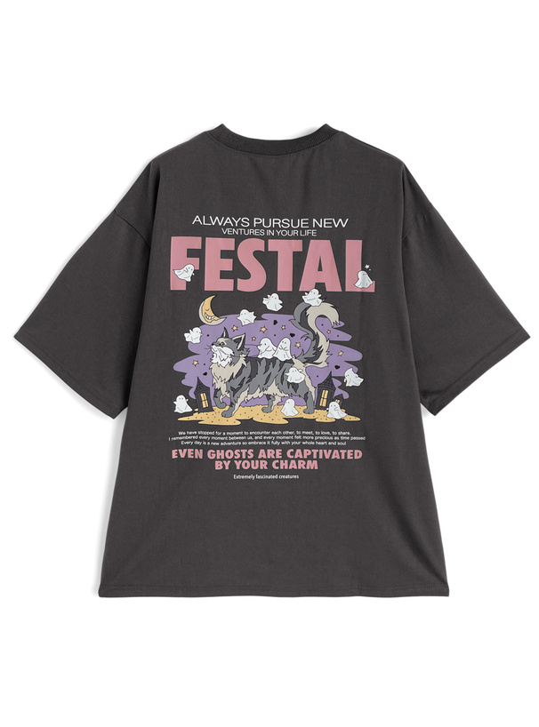 ロゴプリントTシャツ