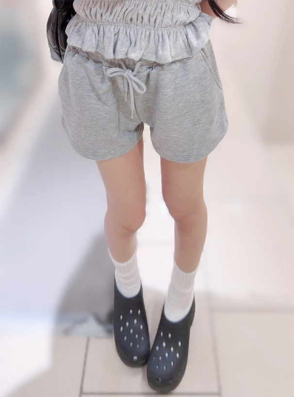 バックロゴスウェットショートパンツ