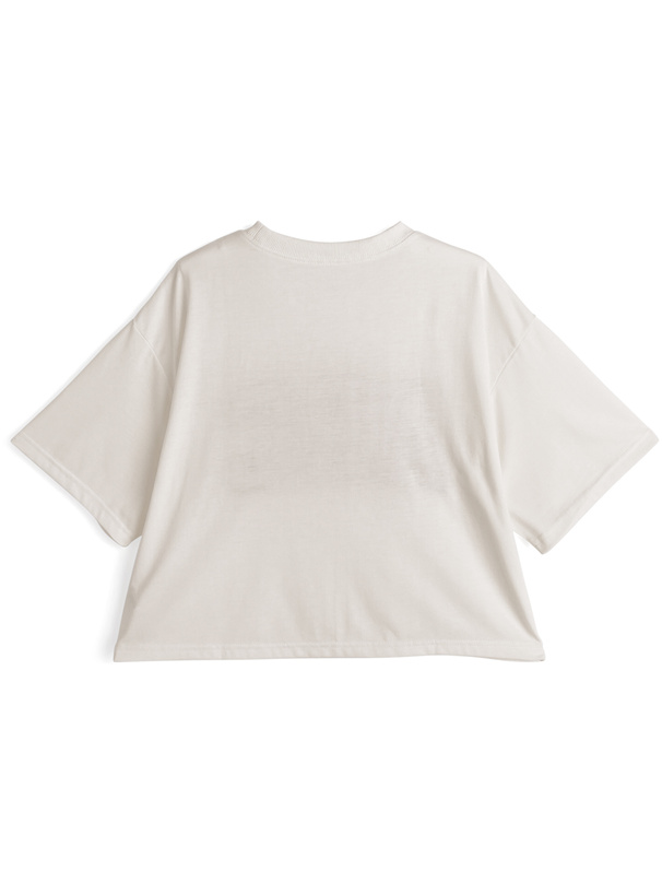 カモフラージュ柄ロゴ刺繍Tシャツ