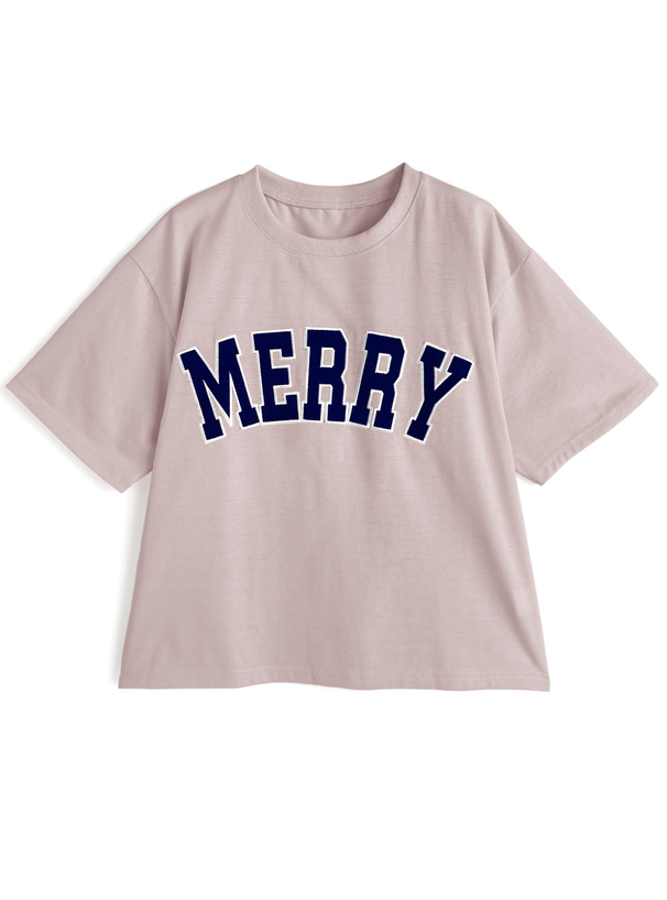 ロゴ刺繍Tシャツ×スウェットパンツセットアップ