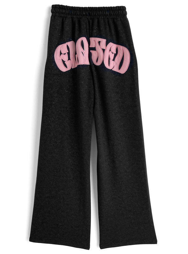 ピグメントバックロゴラメスウェットパンツ