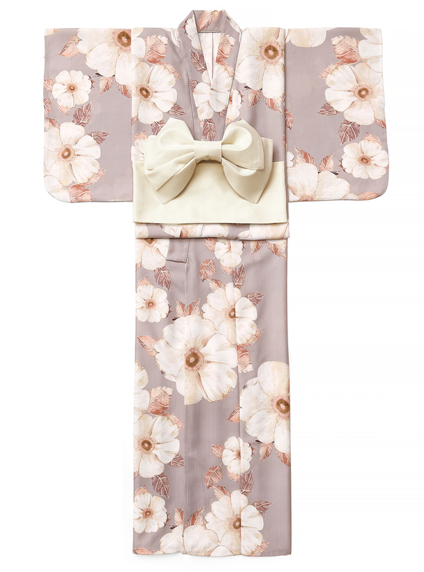 水彩花柄浴衣セット[fy006] | レディースファッション通販のグレイル 