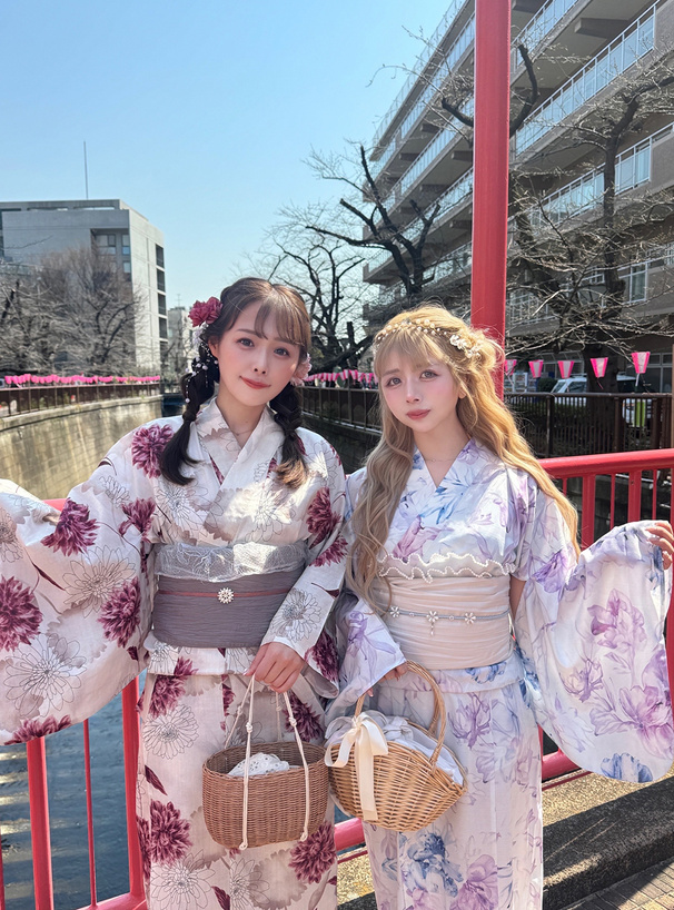 3点セット2Way花柄セパレート浴衣[fy016] | レディース