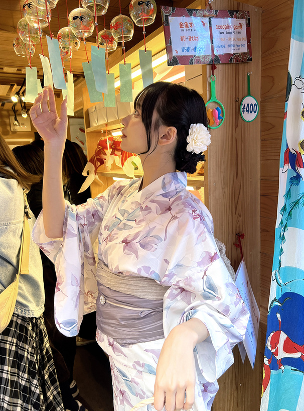 3点セット2Way花柄セパレート浴衣