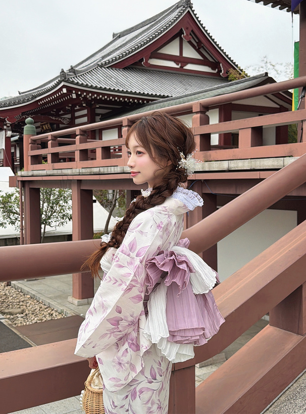 花柄浴衣セット