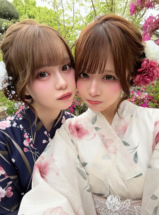 水彩花柄浴衣セット[fy039] | レディースファッション通販のグレイル