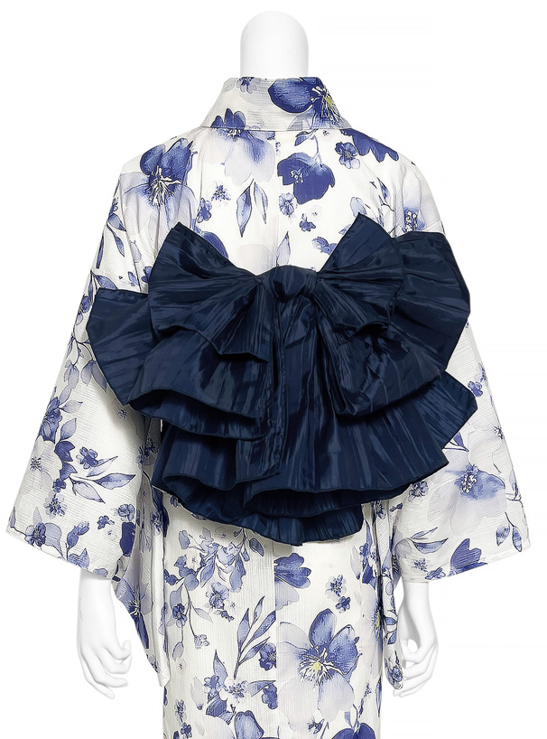 水彩花柄浴衣セット