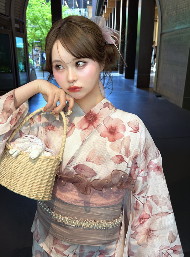 長浜広奈 レースフリル兵児帯