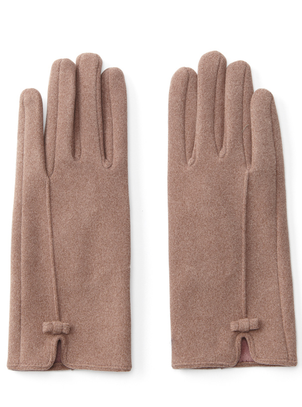 リボン付きスマホ対応グローブ