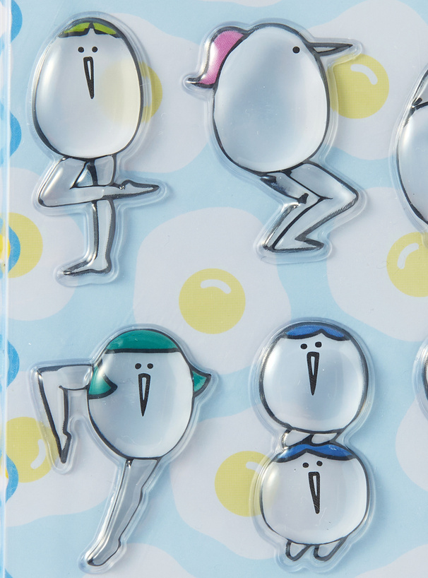 たまごあしのぷっくりシール ナンバー